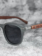 Wood Grain Polarized Sunglasses Foreland Eyewear