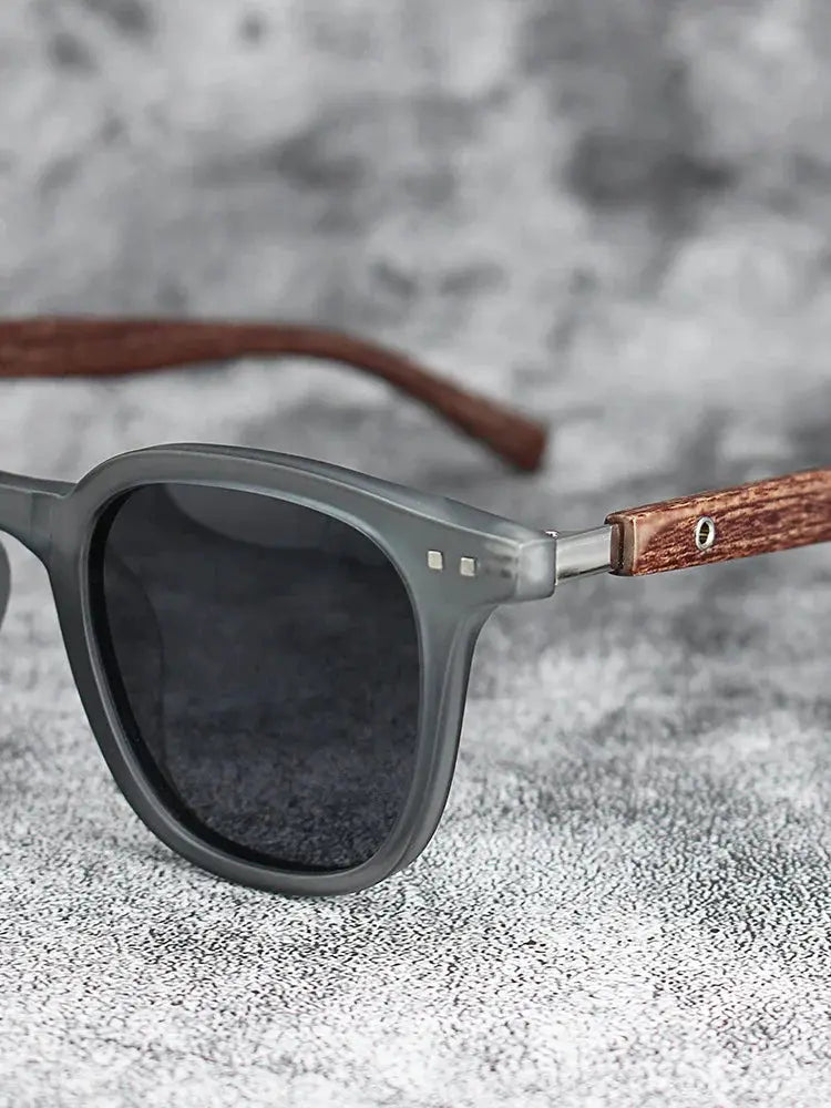 Wood Grain Polarized Sunglasses Foreland Eyewear