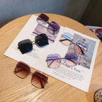 Gradient Rimless Sunglasses Foreland Eyewear