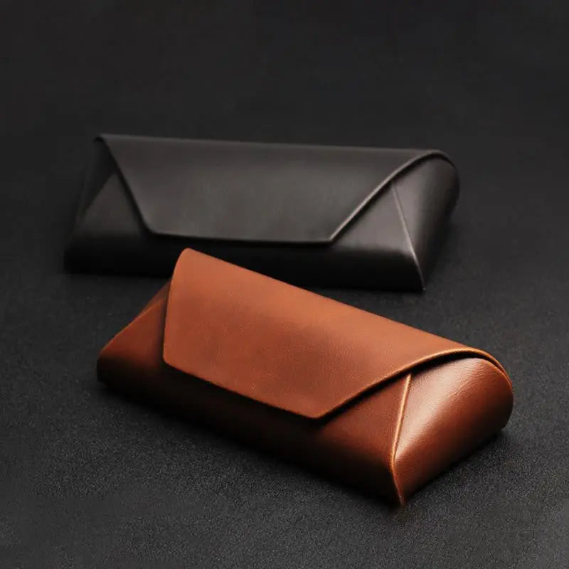 Japanese Handmade Leather Sunglasses Case Foreland Eyewear