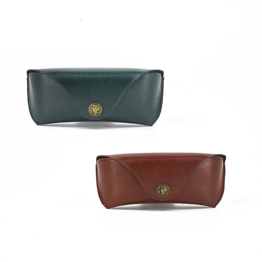 Vintage Handmade Soft Leather Case Foreland Eyewear