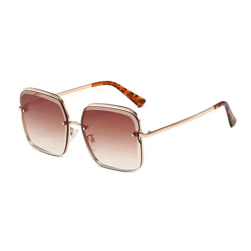 Gradient Rimless Sunglasses Foreland Eyewear