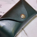 Vintage Handmade Soft Leather Case Foreland Eyewear