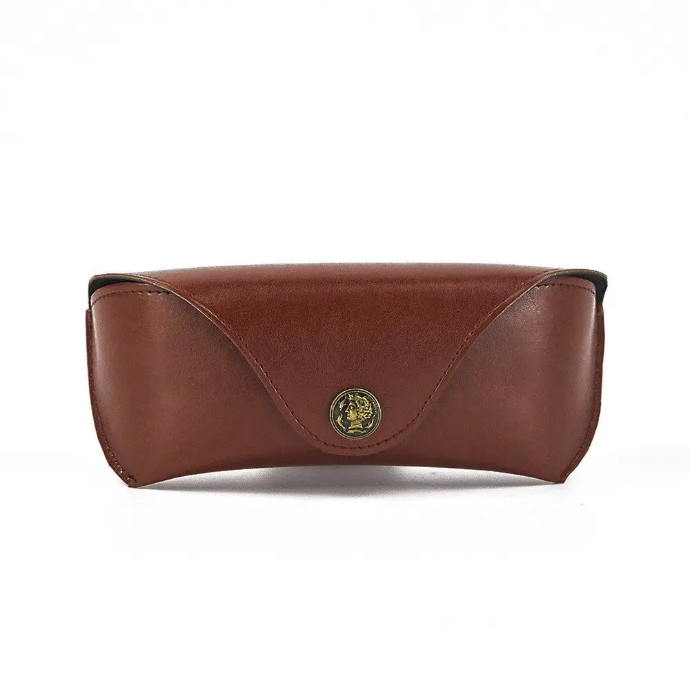 Vintage Handmade Soft Leather Case Foreland Eyewear