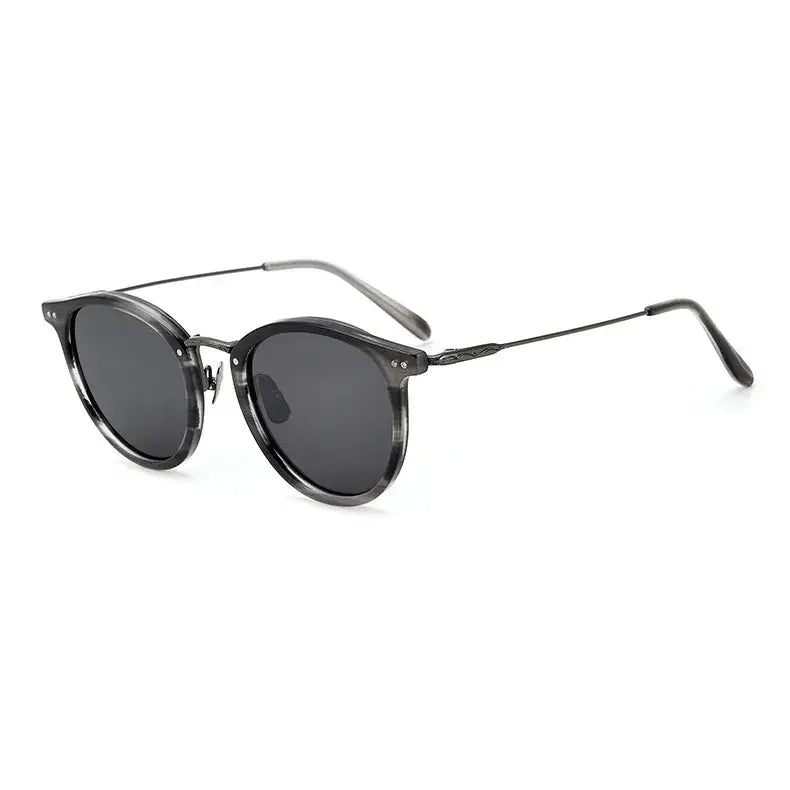 Japanese Handmade Titanium Polarized Sunglasses Foreland Eyewear