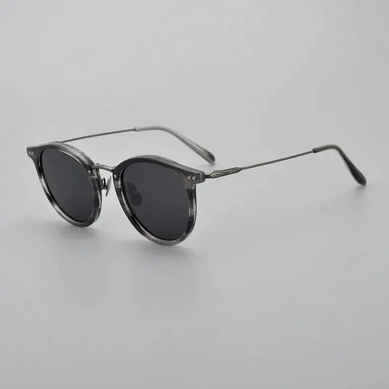 Japanese Handmade Titanium Polarized Sunglasses Foreland Eyewear